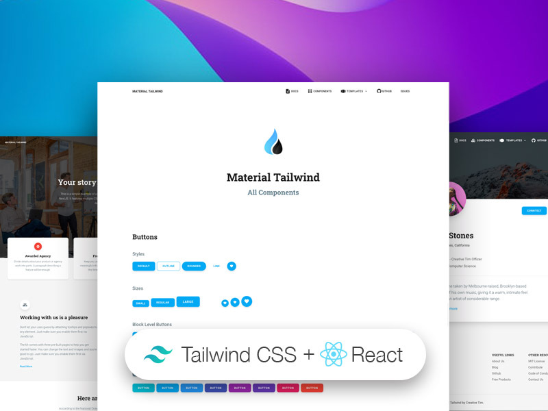 10+ Free Tailwind CSS Templates & Resources for 2021