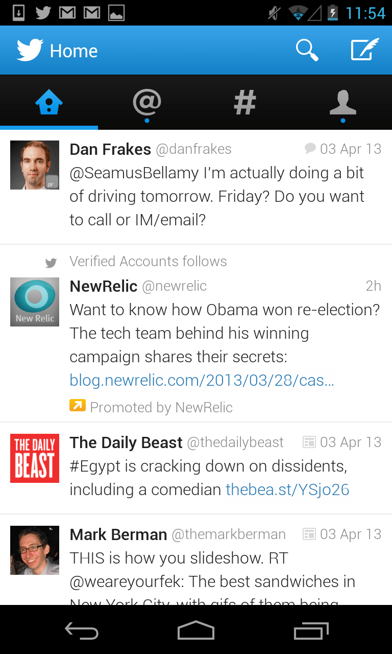 Download the app / Twitter