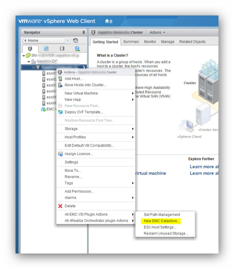 Instalar EMC VSI plugin para vCenter Blog de Sistemas