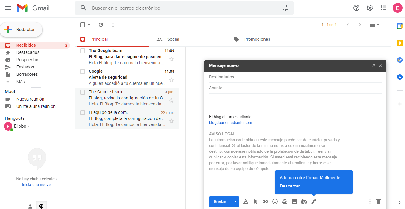 Redactar y enviar un email desde Gmail explicado paso a paso