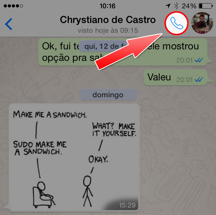 Como fazer ligações de voz pelo WhatsApp no iPhone » Blog do iPhone