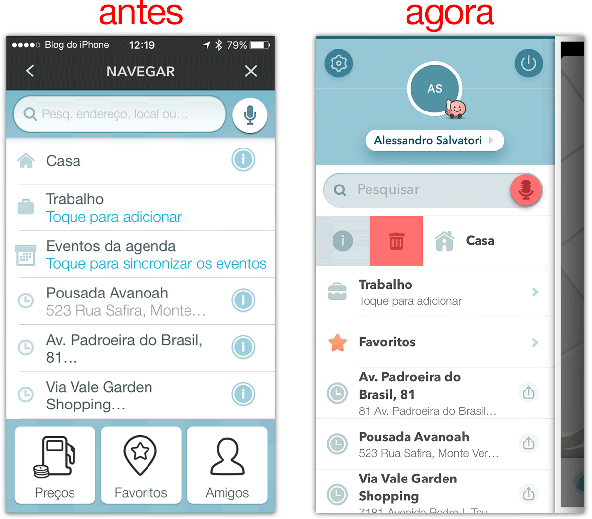 Já está no ar o novo Waze, com visual mais moderno » Blog do iPhone