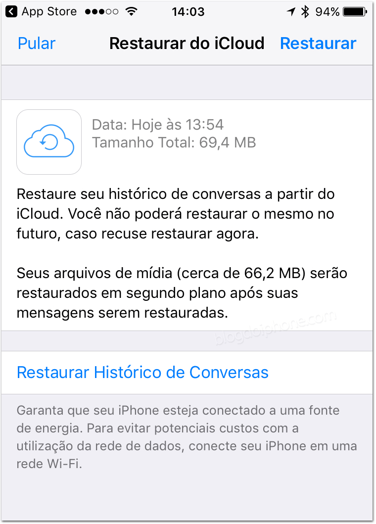 Como fazer backup do WhatsApp no iPhone » Blog do iPhone