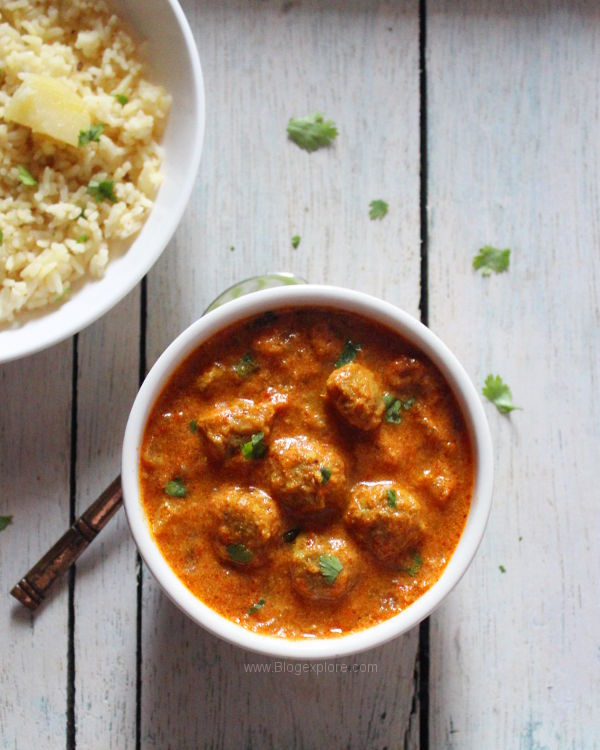 Soya Chunks Curry Recipe Meal Maker Curry Blogexplore