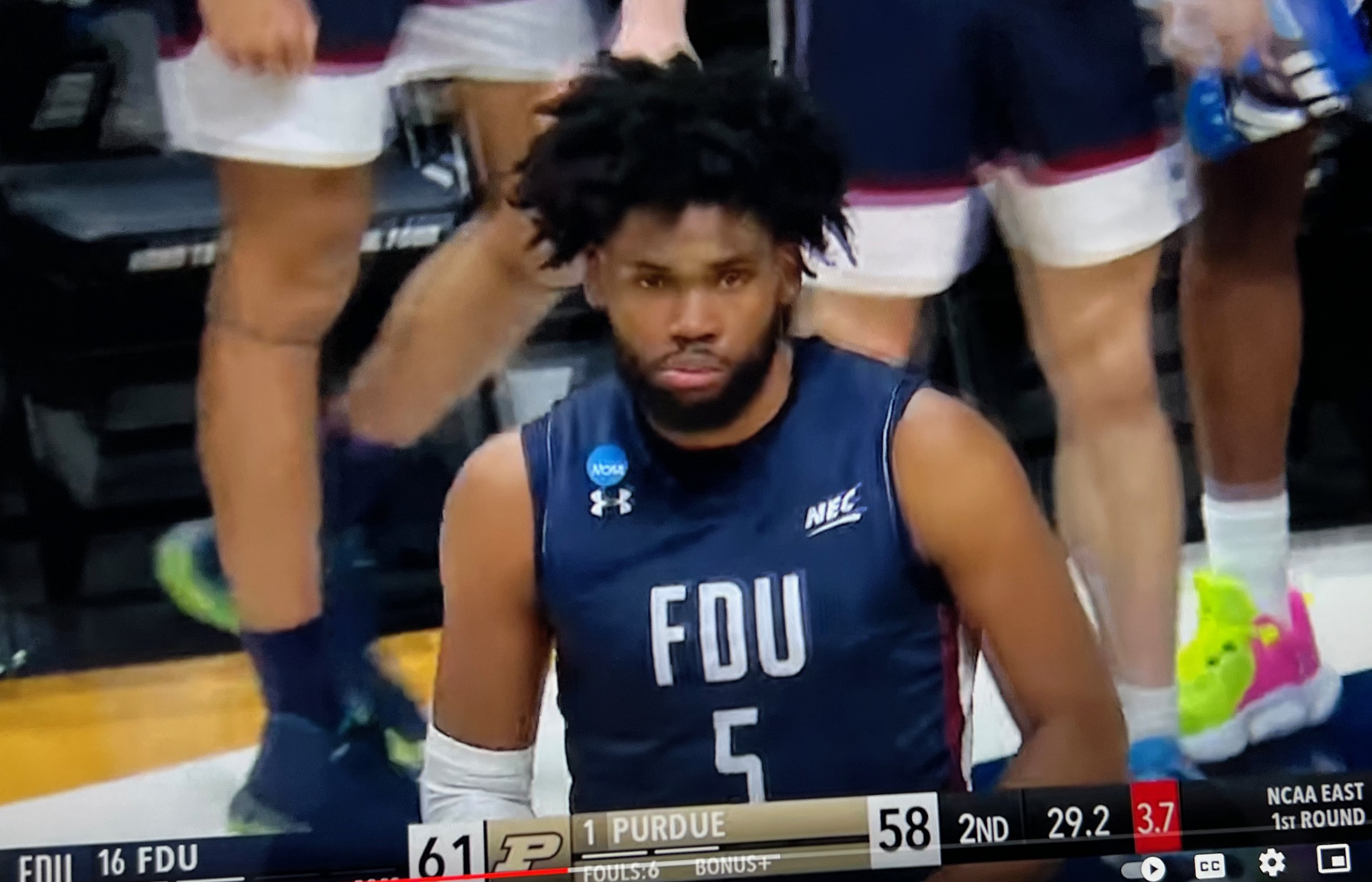 Fairleigh Dickinson University from Teaneck, NJ upsets a number 1 seed