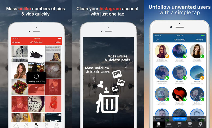 Come resettare profilo Instagram e cancellare tutte le foto bloggeroctopus