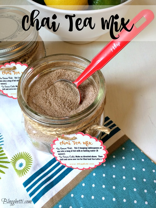 Homemade Chai Tea Mix