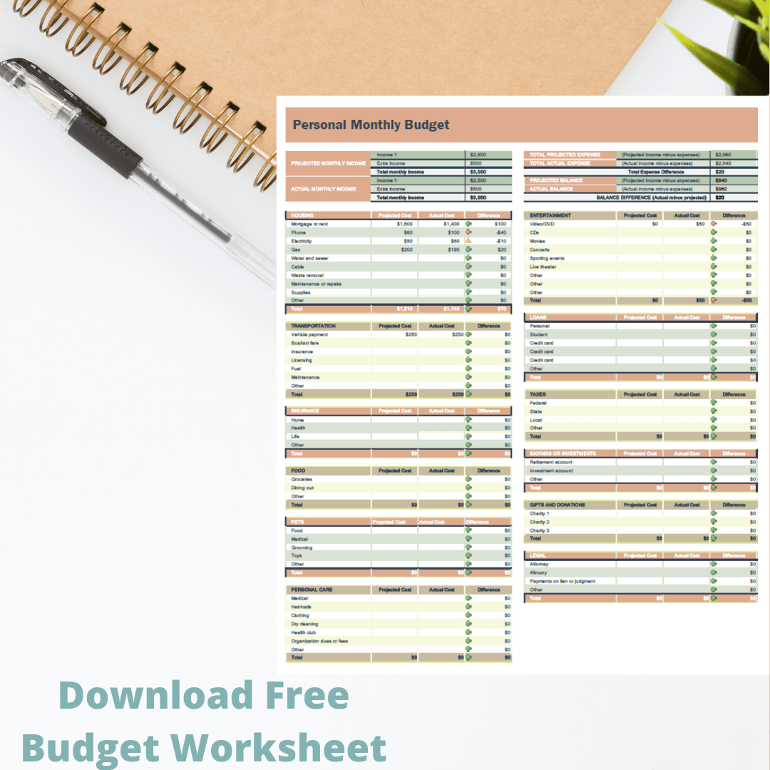 Free Budget Tool Blogging And Things