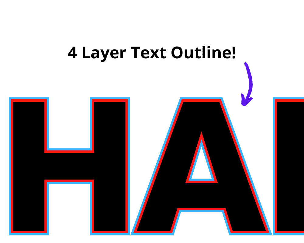 How to Outline Text in Canva Text Outline Effect Blogging Guide