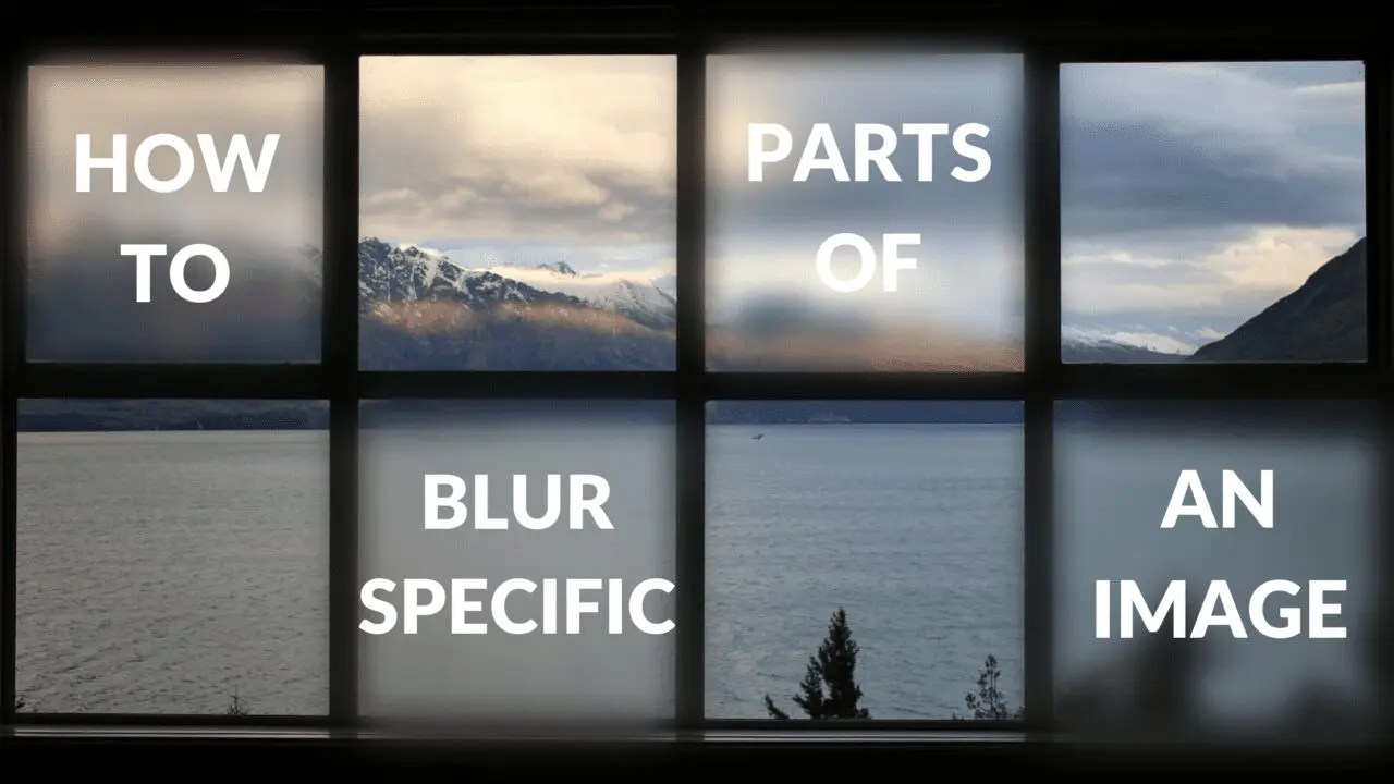 How to Blur Specific Parts of an Image in Canva (Blur Part of a Photo