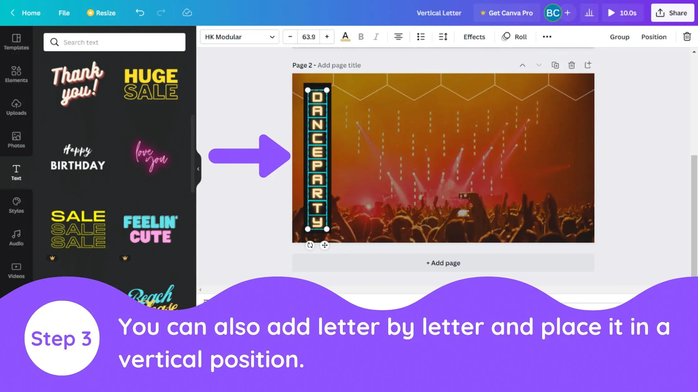 How to Create Vertical Text in Canva Blogging Guide