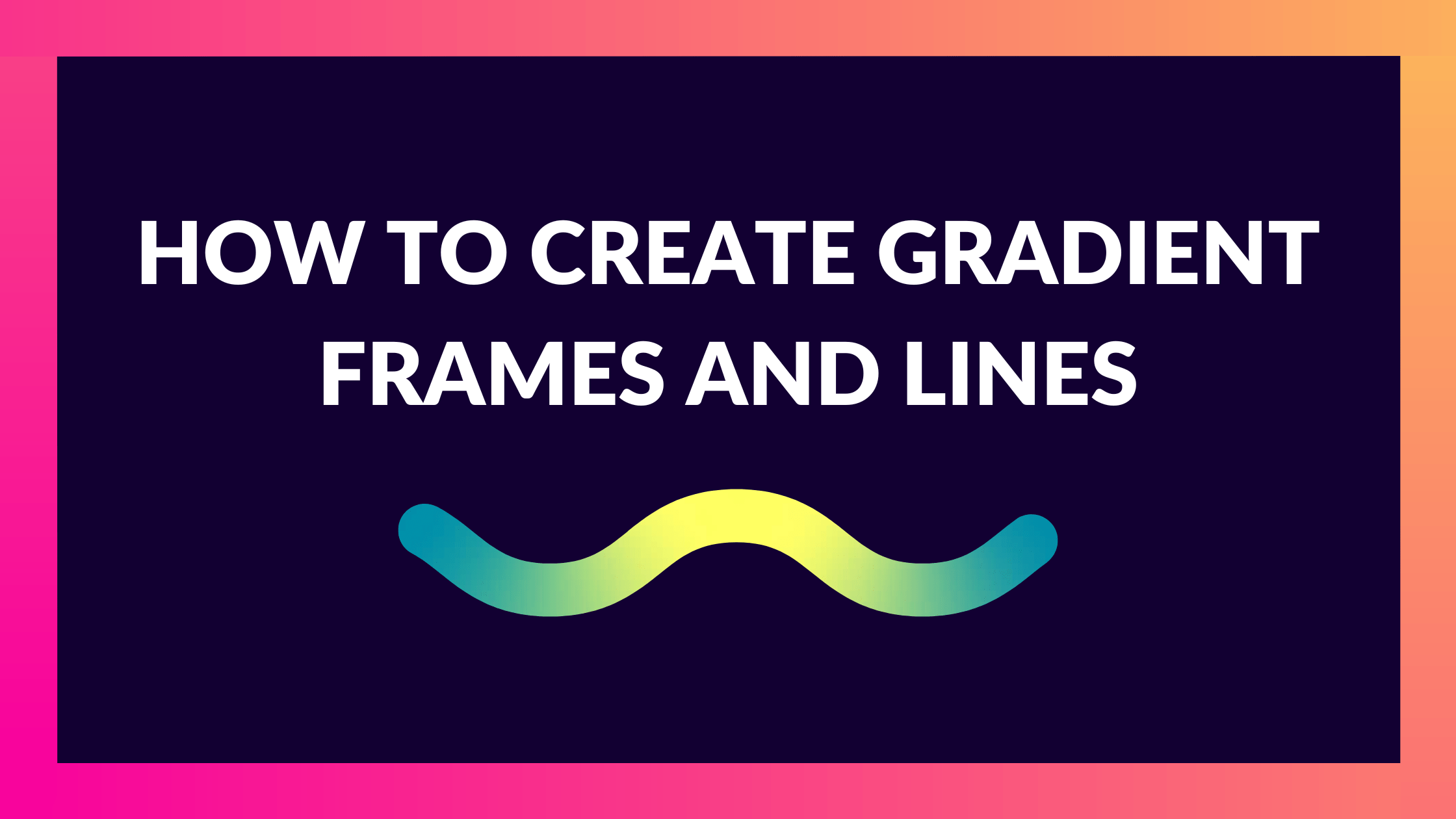 How to Create Gradient Frames and Lines in Canva Blogging Guide