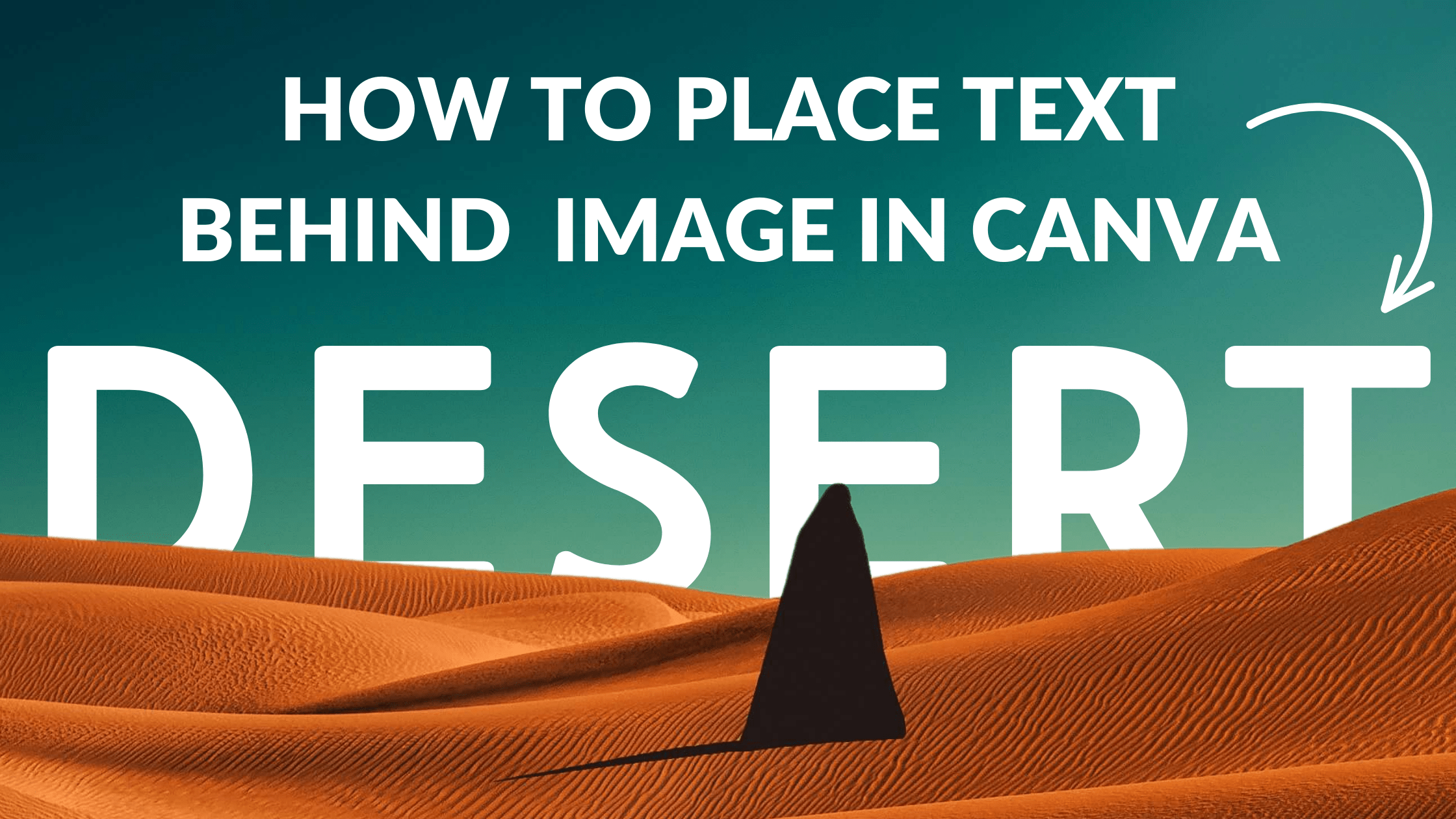 How to Place Text Behind an Image in Canva Blogging Guide