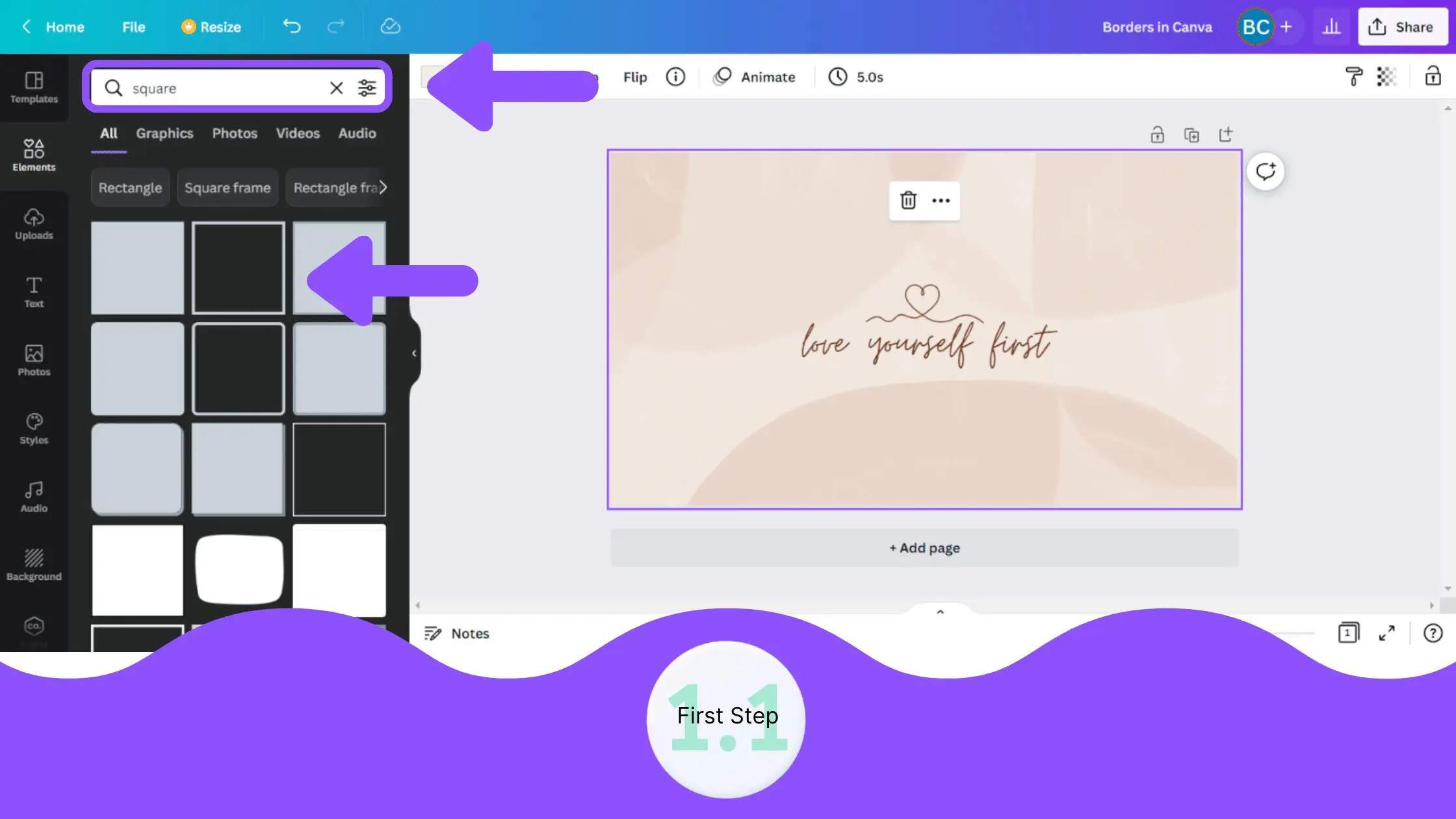 How to Add a Border to Canva Design Blogging Guide