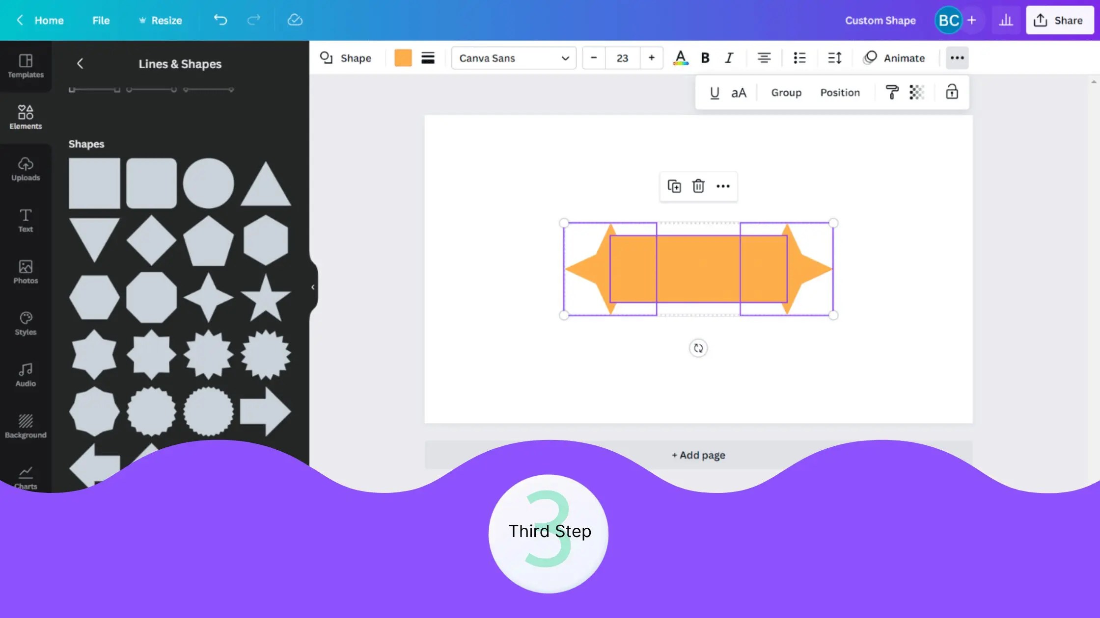How to Create a Custom Shape in Canva Blogging Guide