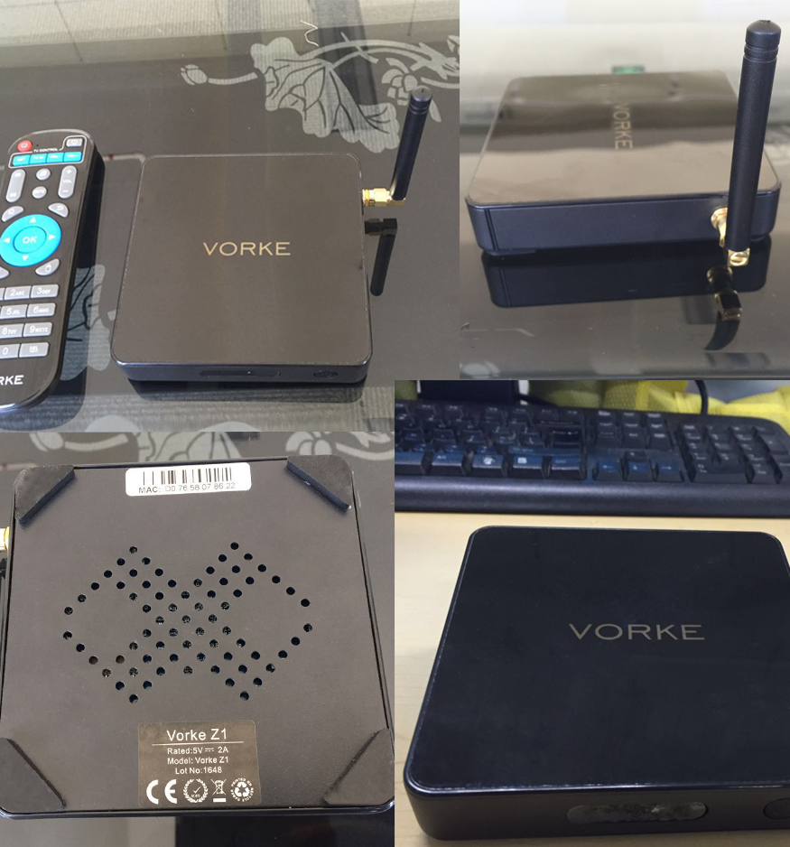 VORKE Z1 S912 KODI 16.1 4K VP9 HDR Smart TV BOX Unboxing Review