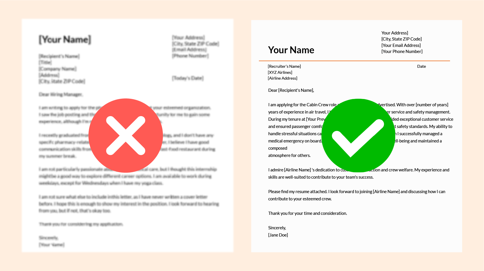 Cabin Crew Cover Letter Guide With Examples And Tips