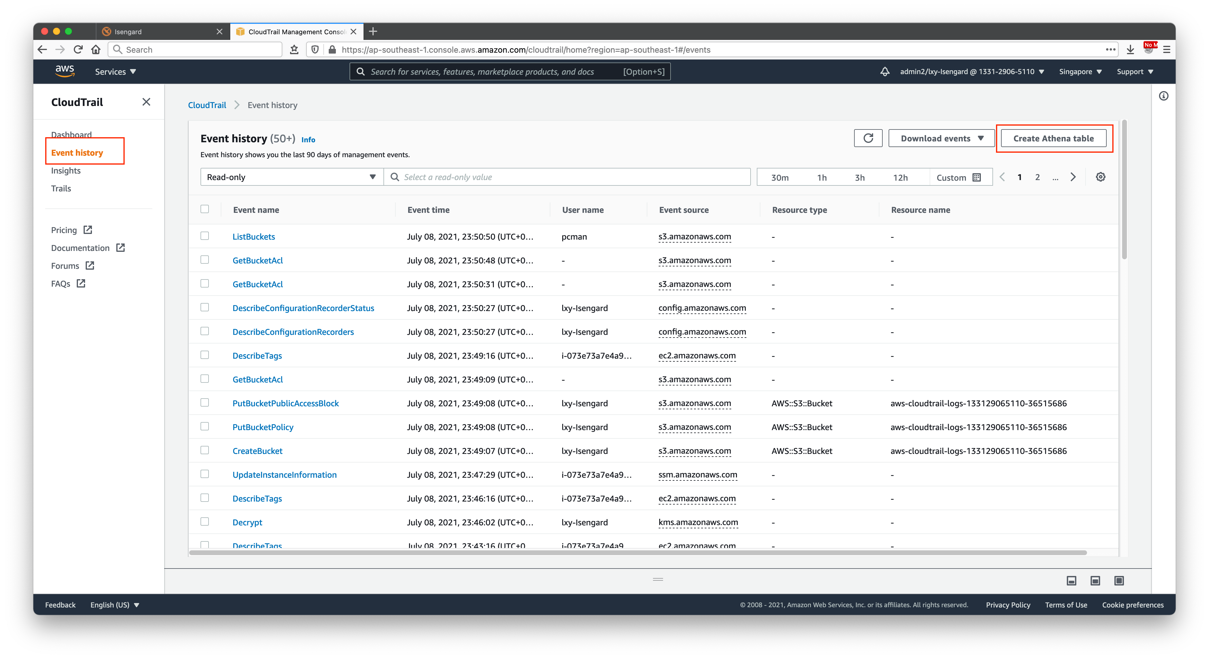使用CloudTrail和Athena分析S3访问日志 PCMAN的技术博客 用看得懂的方式讲AWS！