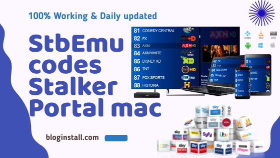 Working Iptv List October 2 2023 Stbemu Codes Stalker Portal Mac February 2022 - Bloginstall.com