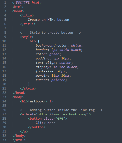 How To Add A Button That Acts As A Link? Quick HTML Tutorial