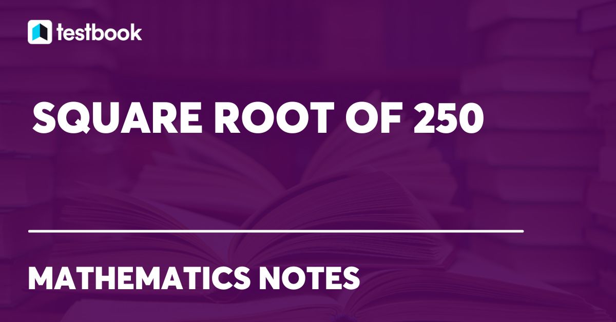 Square Root of 250 by Long Division & Newton Raphson Method