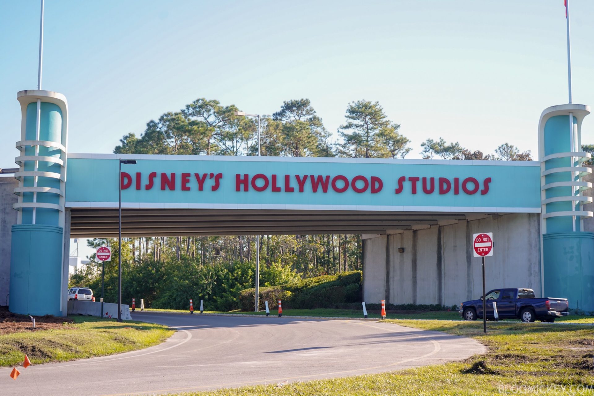 Former Iconic World Drive Entrance Bridge for Disney's Hollywood