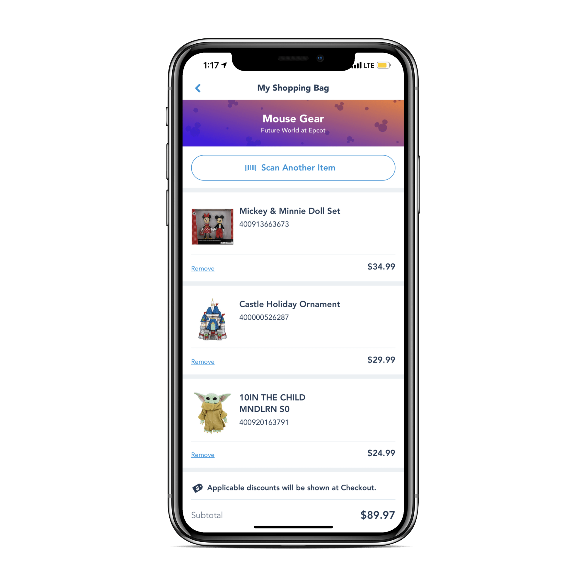 "Mobile Checkout" Debuts at Disney World