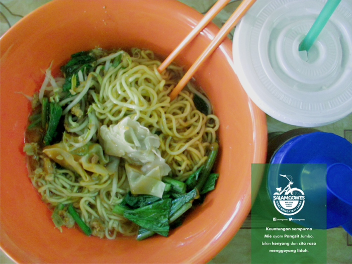 MIE AYAM PANGSIT JUMBO, OBAT MENGATASI LAPAR BLOGNYAMASAAN
