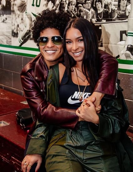 Jessica and Bruno Mars
