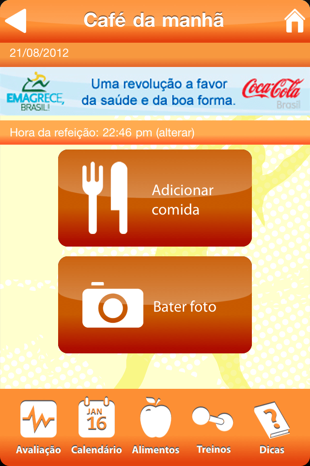 calculadora de calorias Boa Forma