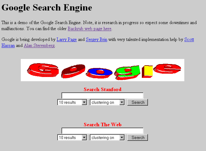 Before Google There Was BackRub