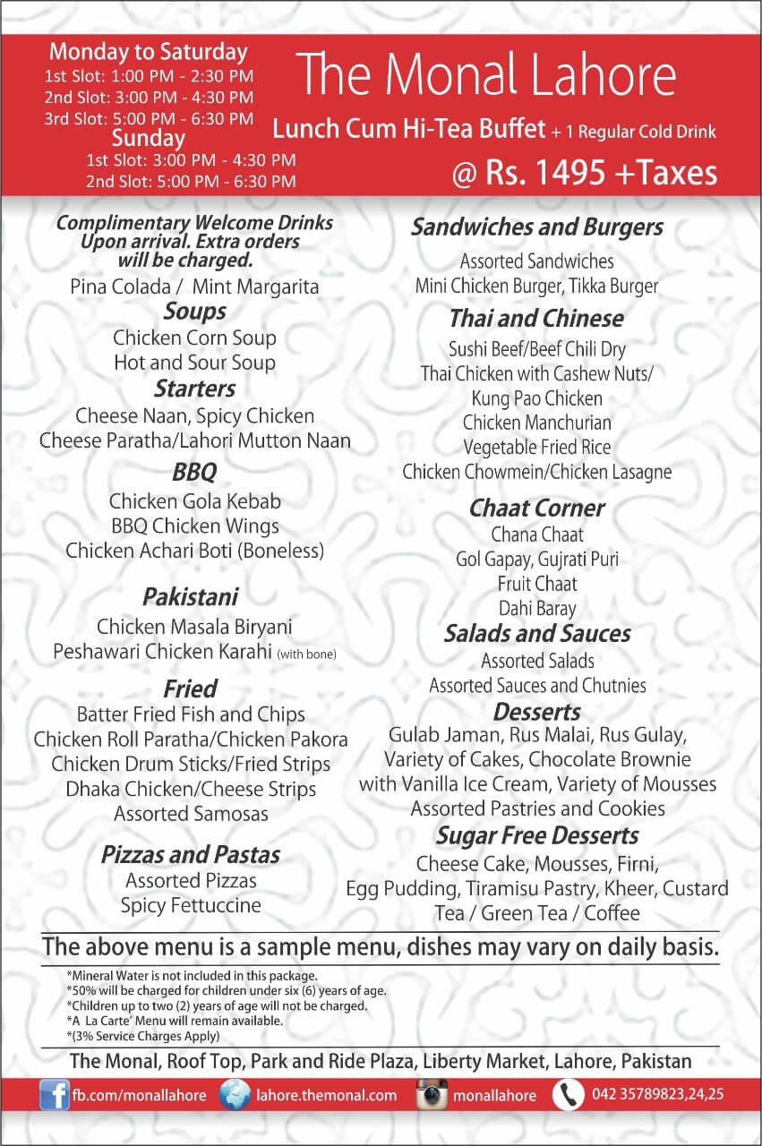 10 Best & Affordable Places for Lunch Buffet in Lahore