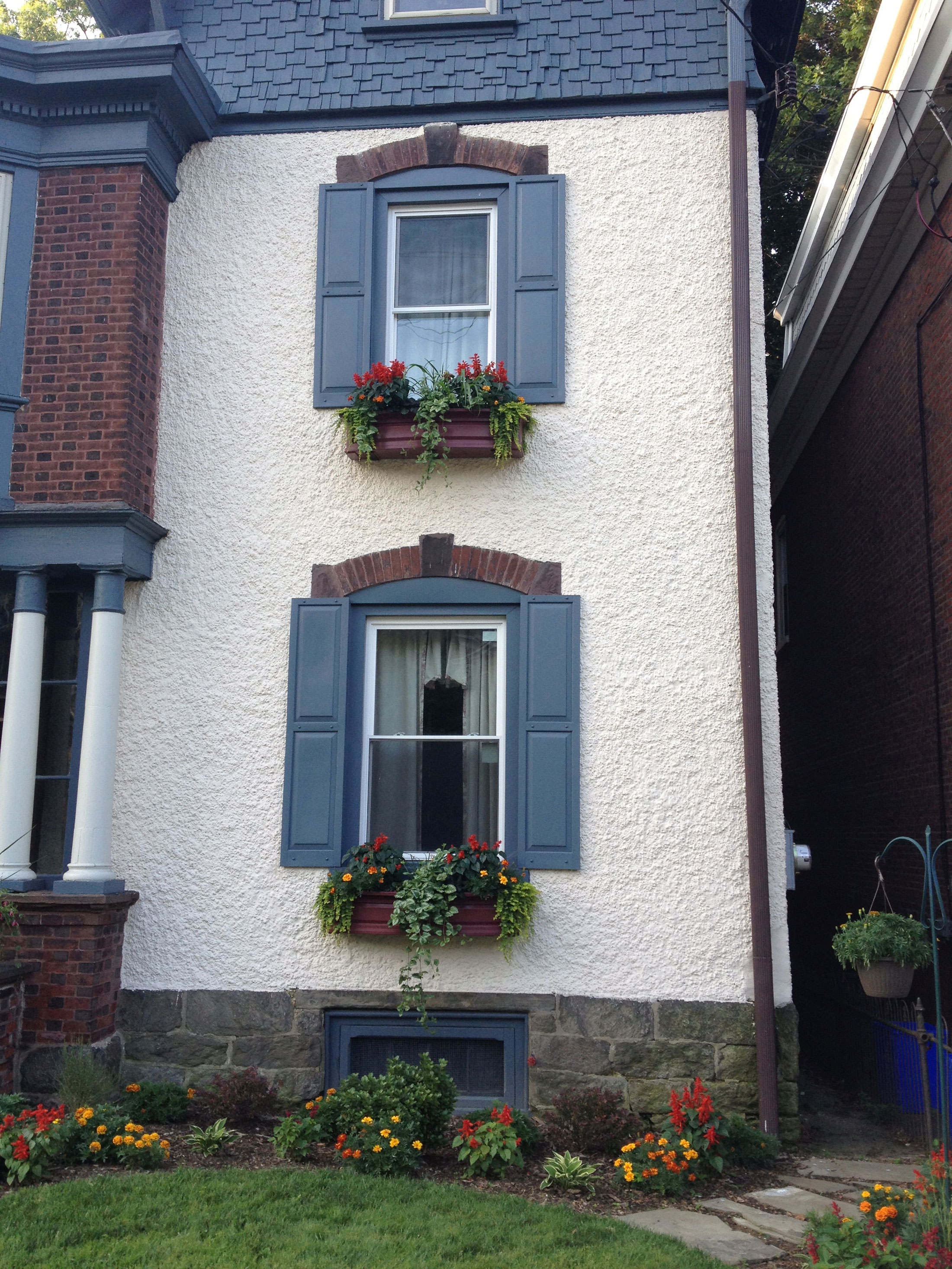 Vinyl Panel Shutters Before and After Architectural Depot