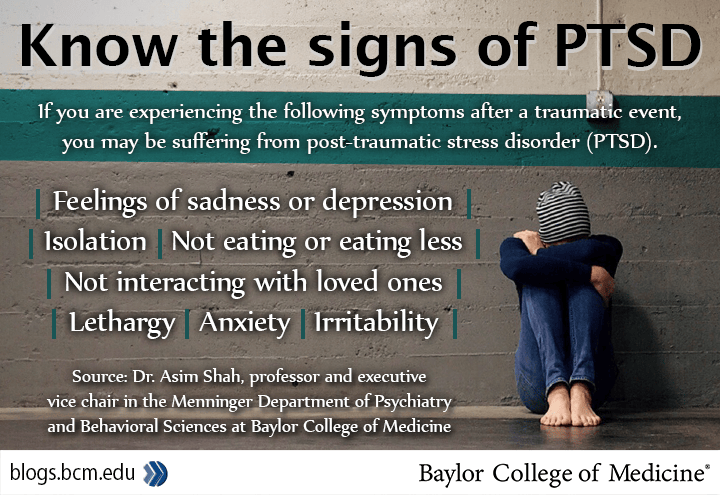 Know the signs of PTSD