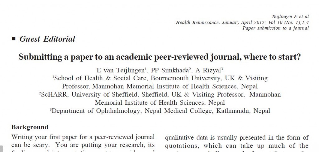 BU Research Blog Writing about academic publishing Bournemouth