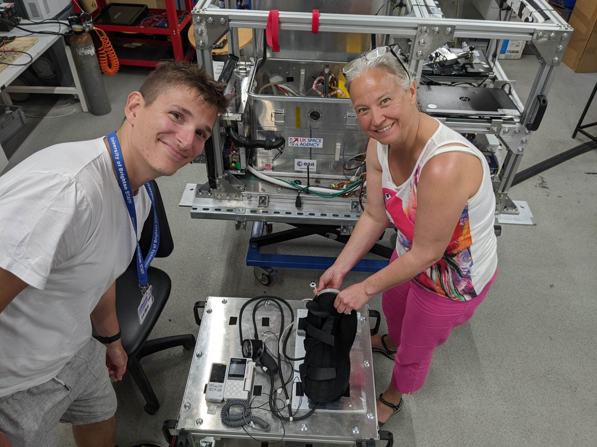 Brighton researchers take to zero gravity to improve lower limb wound