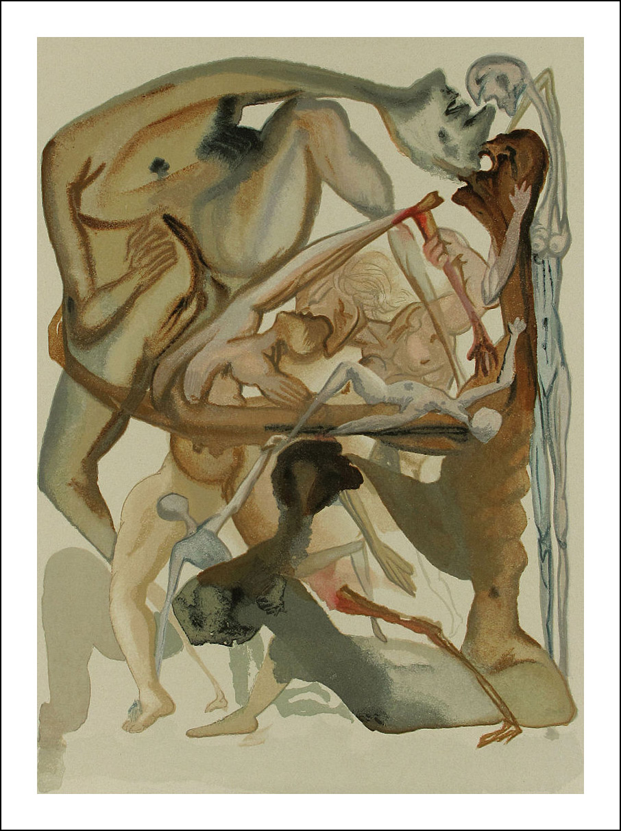 Salvador Dali Dante S Inferno The Core Blog