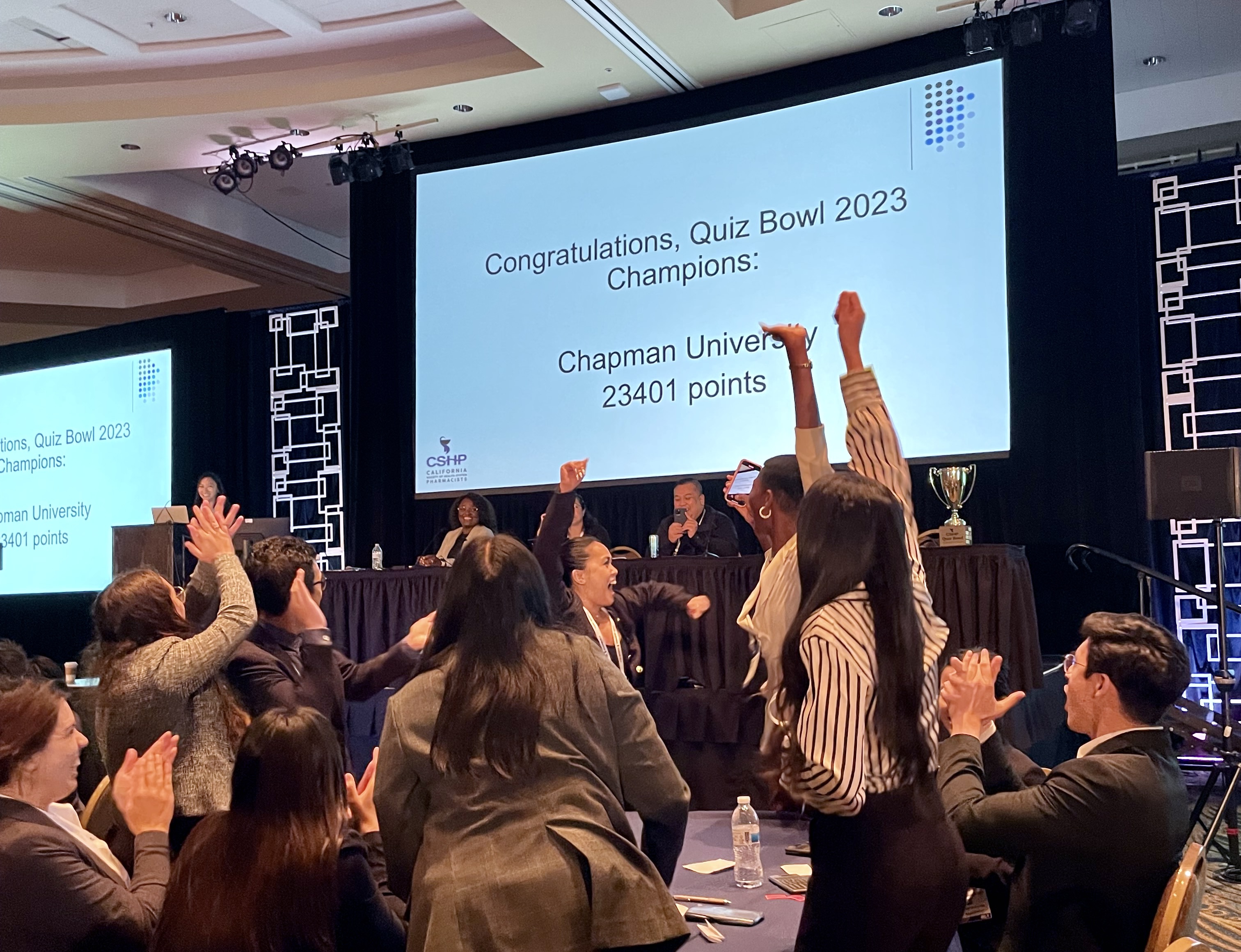 Chapman Remains Victorious in StateWide Seminar School of Pharmacy