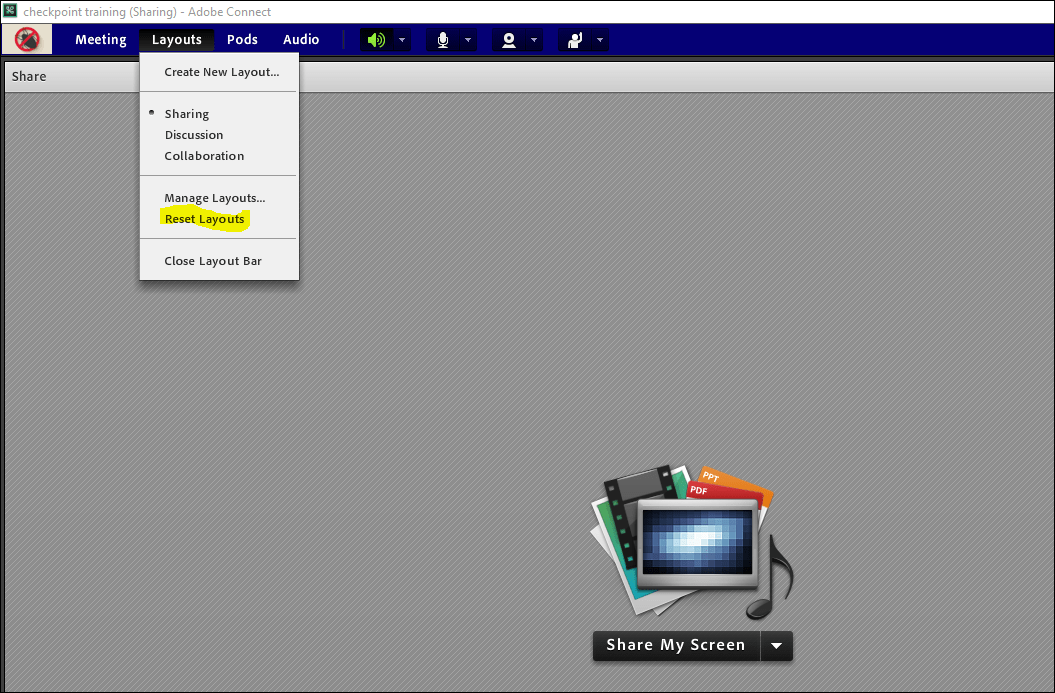 How to reset Meeting room to default Adobe Connect Adobe Connect