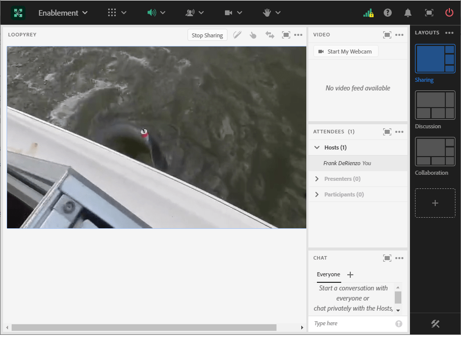 Make a Video Play in a Loop in an Adobe Connect Meeting or Seminar