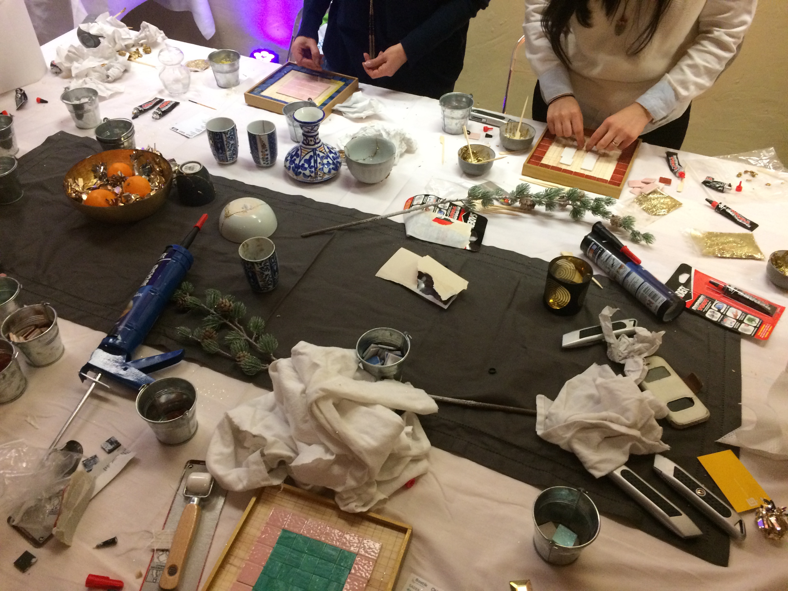 DIY de nöel couronne, centres de table… C ma déco, le