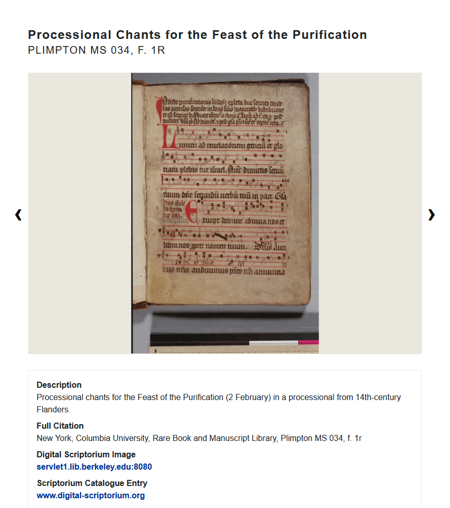 Liturgical Books Goes Live News from Columbia's Rare Book