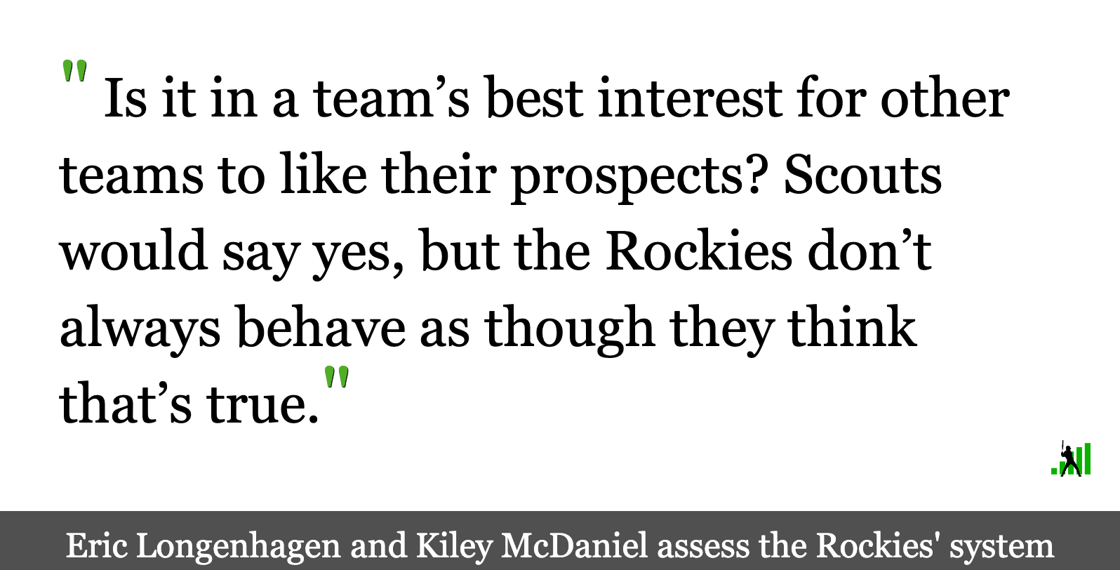 Top 27 Prospects Colorado Rockies FanGraphs Baseball