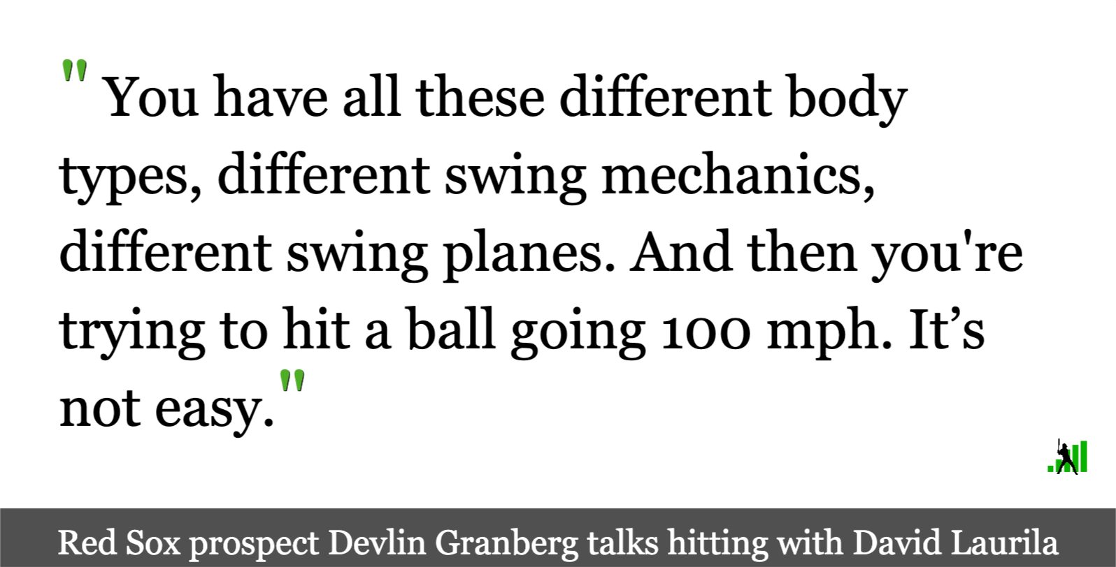 Red Sox Prospect Devlin Granberg Talks Hitting FanGraphs Baseball
