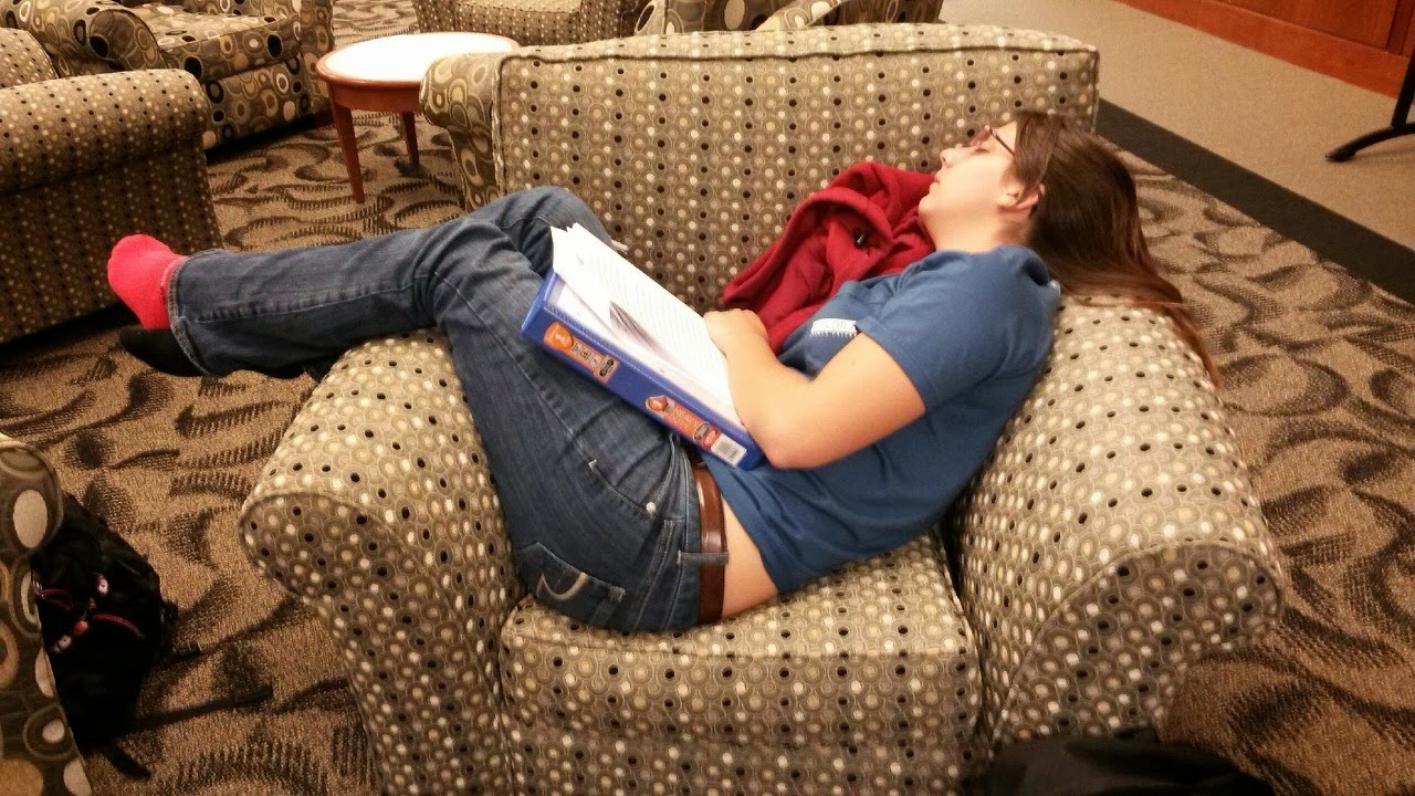 Sleeping in the Library Furman Library News Furman University