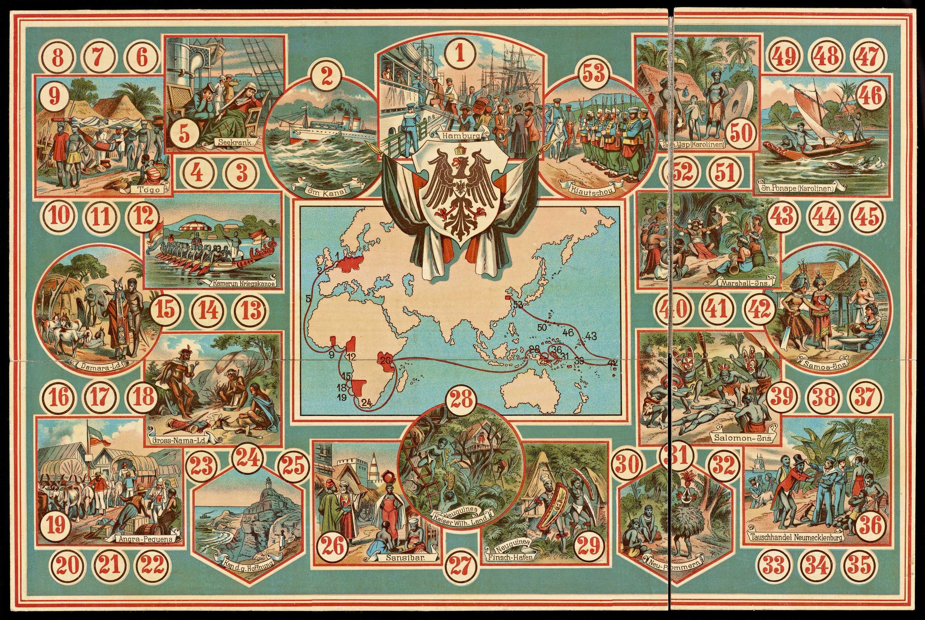 19thCentury Board Game Offers a Tour of the German