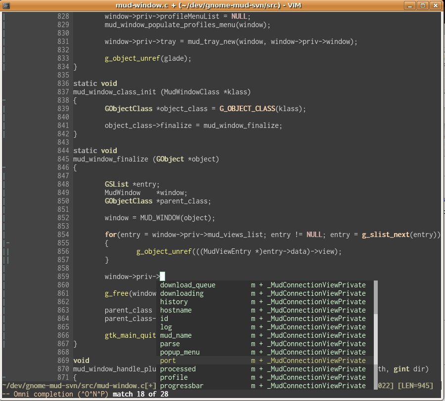 Code Completion with VIM 7 Les Harris