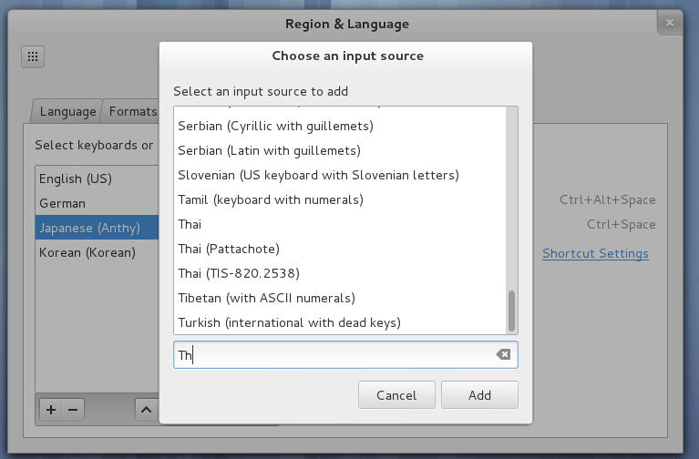 Input Sources in GNOME Goings on