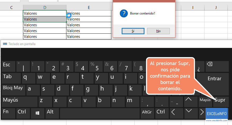 Asignar macros a teclas o combinación de teclas en Excel usando OnKey