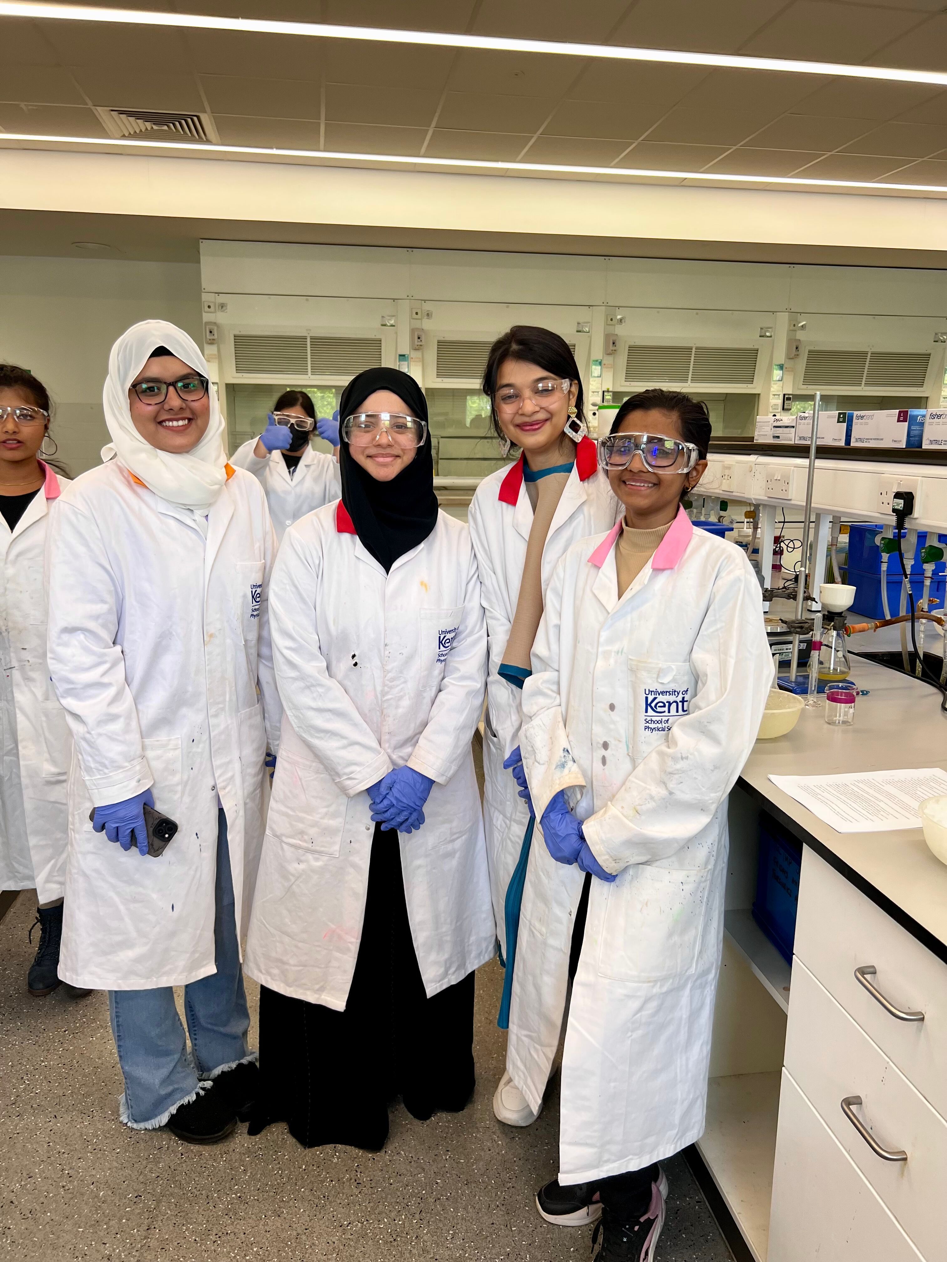 CSI Kent Students Visit from Dubai to Learn about Forensic Science